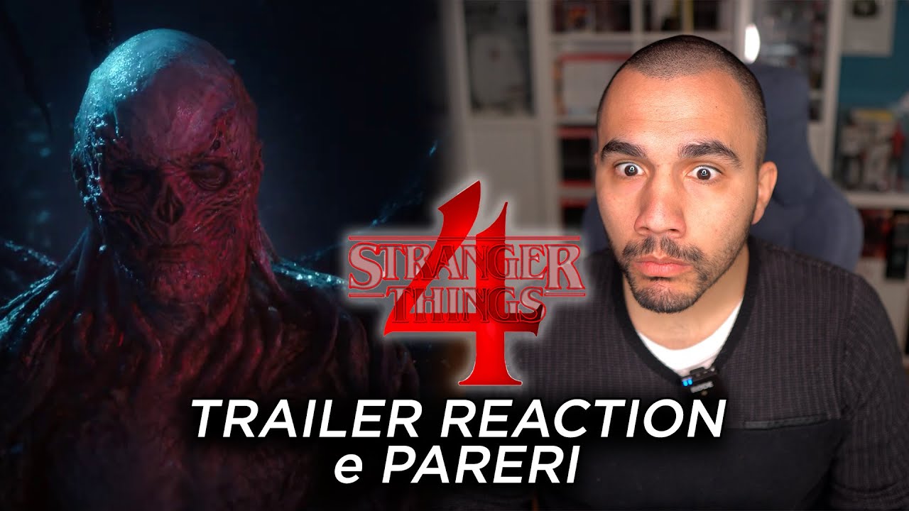 Stranger Things 4 -  Trailer REACTION - Stupendo e Spaventoso!