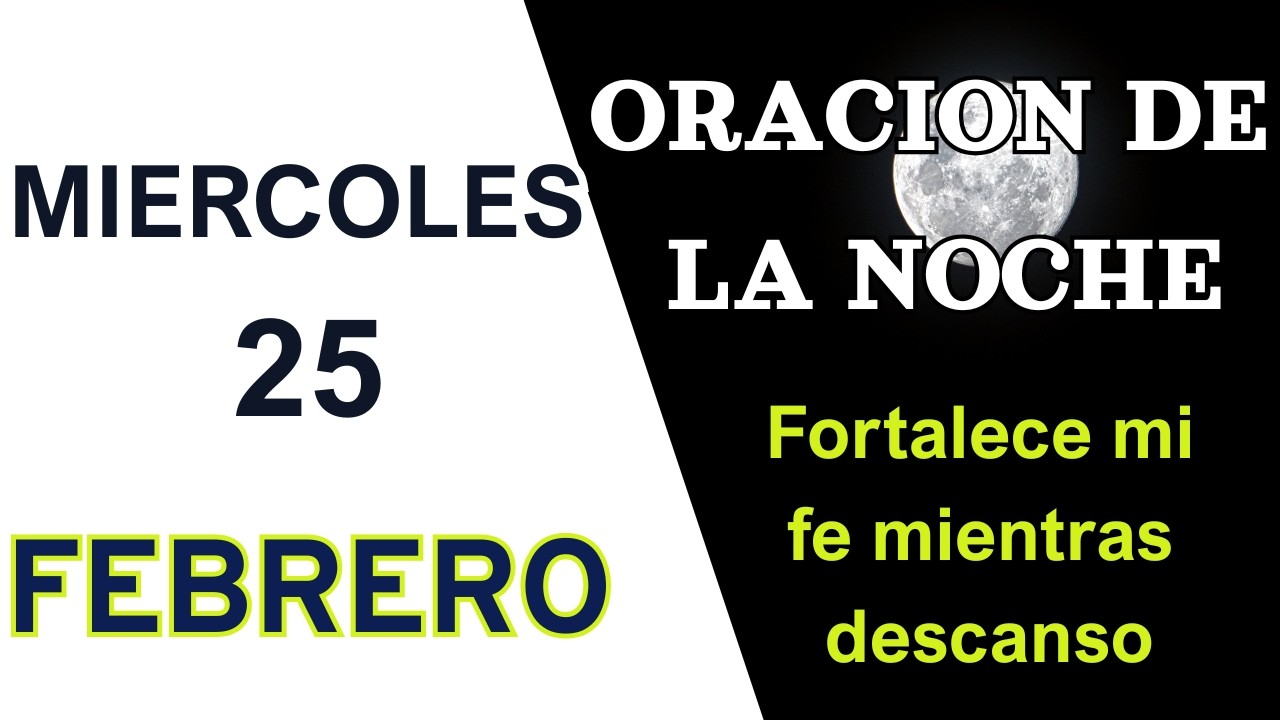 CONFÍA EN DIOS ESTA NOCHE | Oración para Renovar Tu Fe