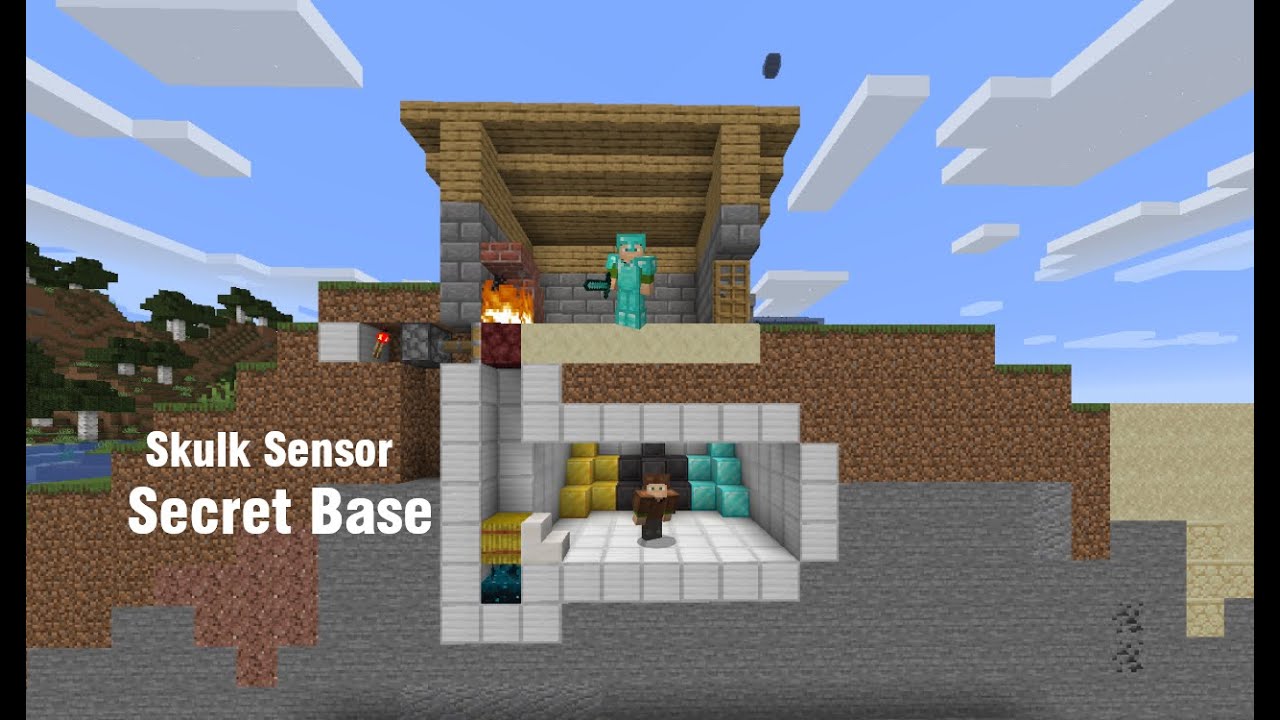How to Make a Super Secret Skulk Sensor Entrance(Retractable Fireplace Secret Base)