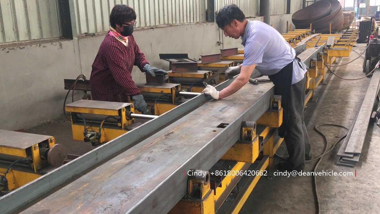 Trailer Manufacturing Process---Main beam welding