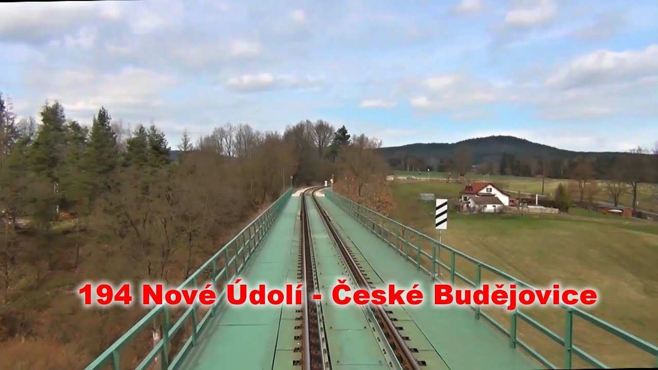 Trať 194 Nové Údolí - Černý Kříž - České Budějovice