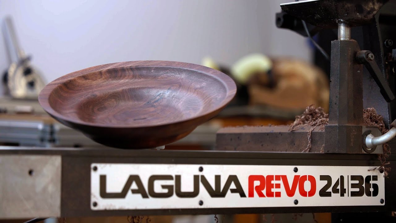 Making a Bowl with my New Laguna Lathe!