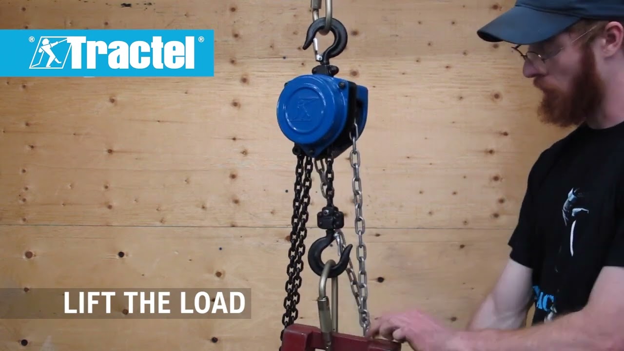 Tractel&rsquo;s Tralift manual chain hoist