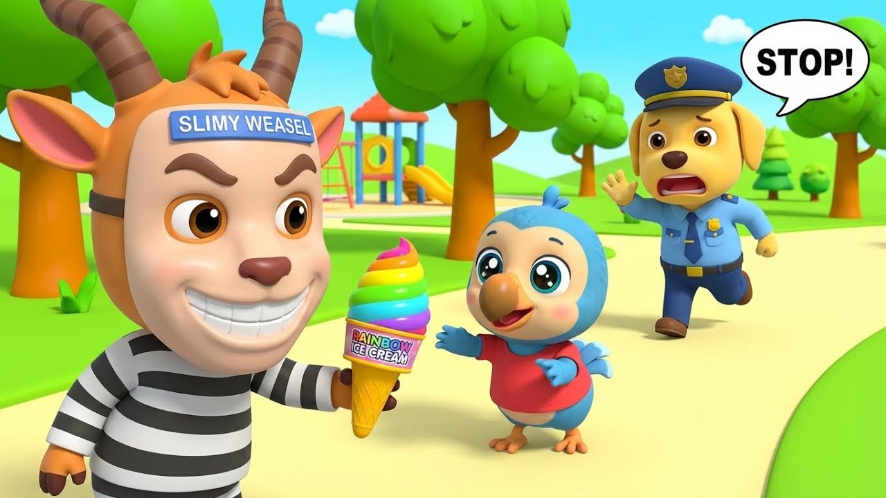 Stranger Danger! 🍦 The Fake Ice Cream Man | Safety Rules for Kids | Sheriff Labrador Police Cartoon