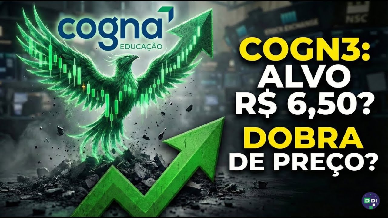 COGNA: A a&ccedil;&atilde;o que pode dobrar de pre&ccedil;o em 2026!
