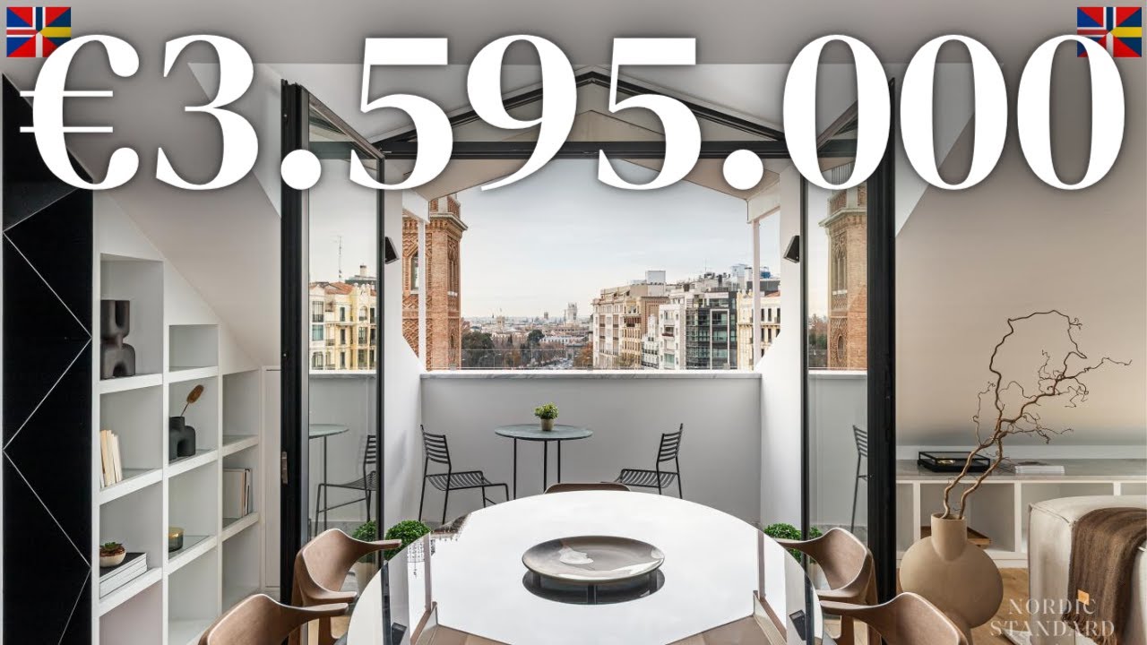 Touring Awesome Lofty ATTIC with Nordic Design & Architecture (Madrid,Spain)