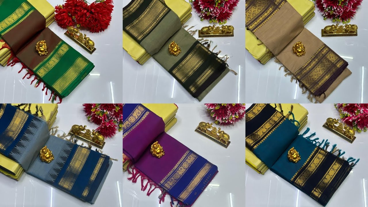 New arrival of kanchi cotton sarees💫 if you want more details please text me in what'sapp-8072957889