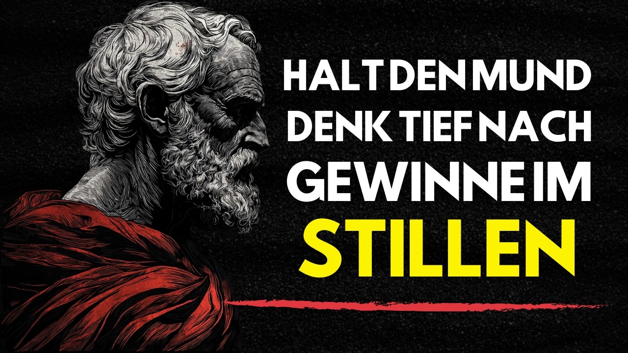 STILLE. DENKE TIEF NACH. GEWINNE IM STILLEN. – 8 STOISCHE PRINZIPIEN VON MARCUS AURELIUS | STO...