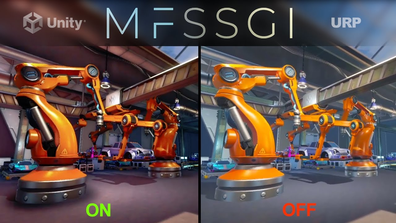 MF.SSGI - Screen Space Global Illumination - URP Unity3D - Occlusion & bounce lights