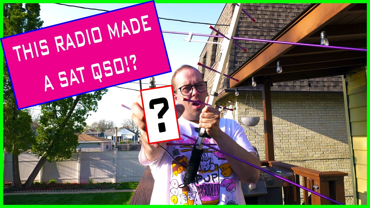 Made My First Satellite QSO ever with the TIDRADIO TD-H3!!