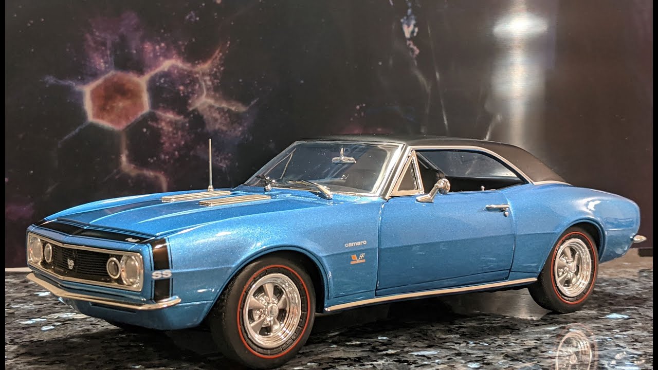 1/18 Diecast 1967 Chevy Camaro SS 427 Unboxing (Baldwin Motion) by Auto World