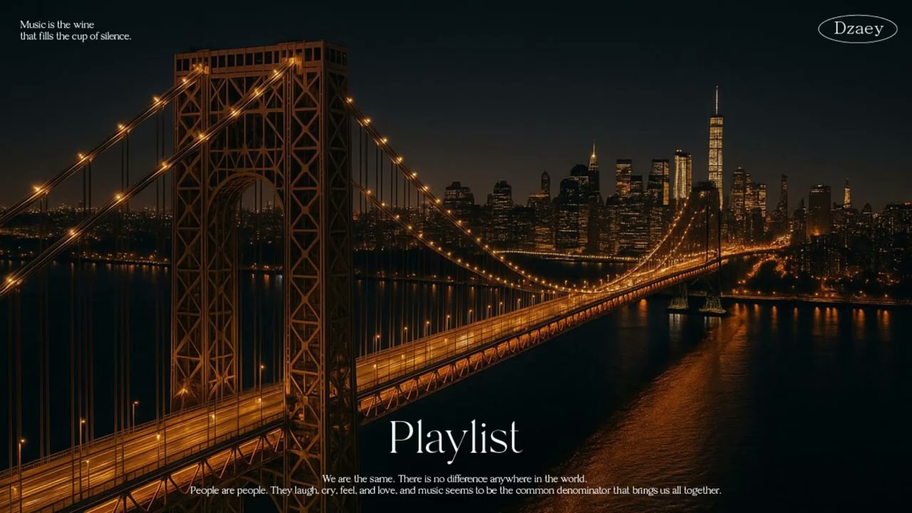 [𝐏𝐥𝐚𝐲𝐥𝐢𝐬𝐭] 🎧 불 꺼진 도시를 건너는 시간 🌙 | Quiet Hip-Hop Pop · Cafe · 매장음악 · 플리 · 감성