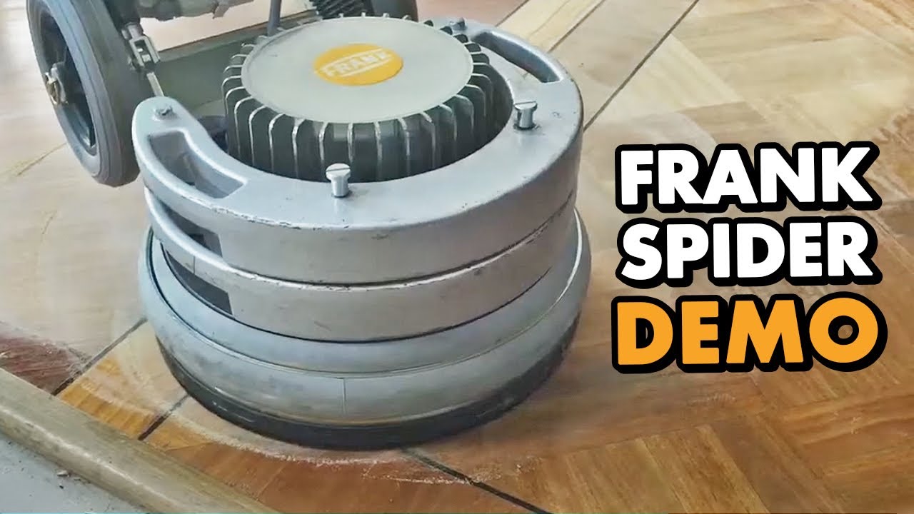 Frank spider timber flooring sanding demonstration