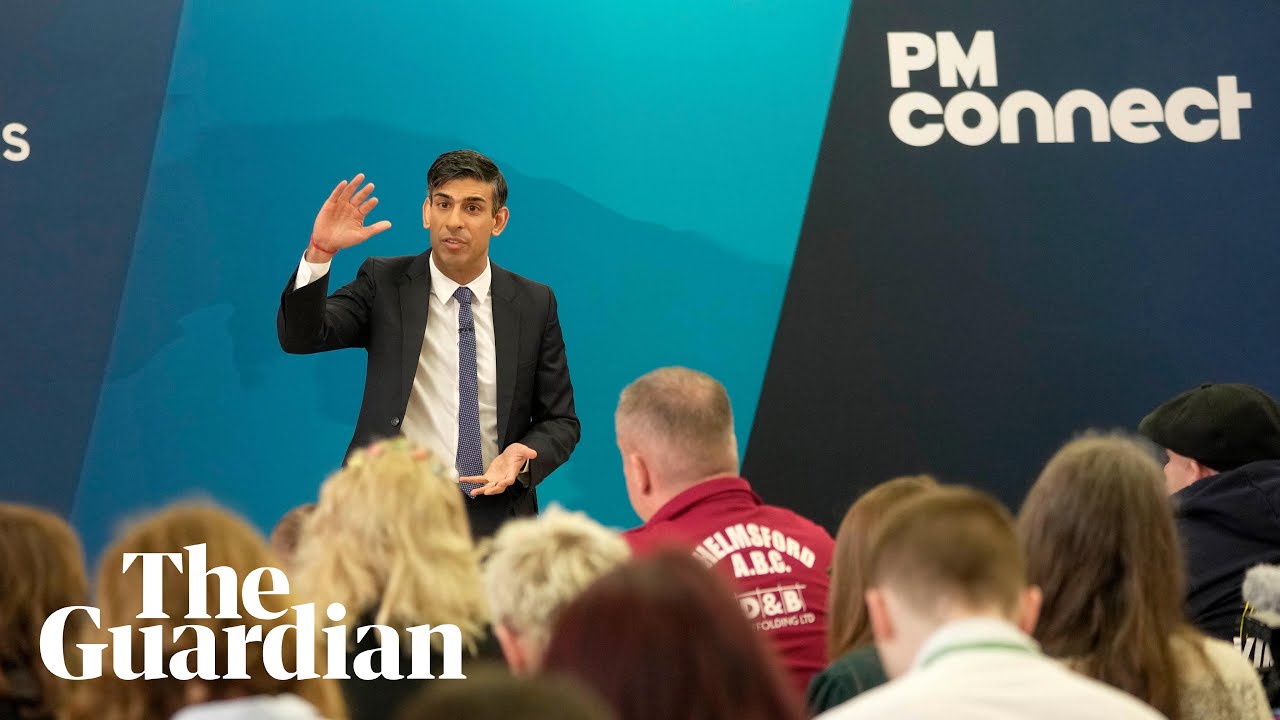 'Tories have dropped the ball': Sunak challenged on crime plan during Essex Q&A