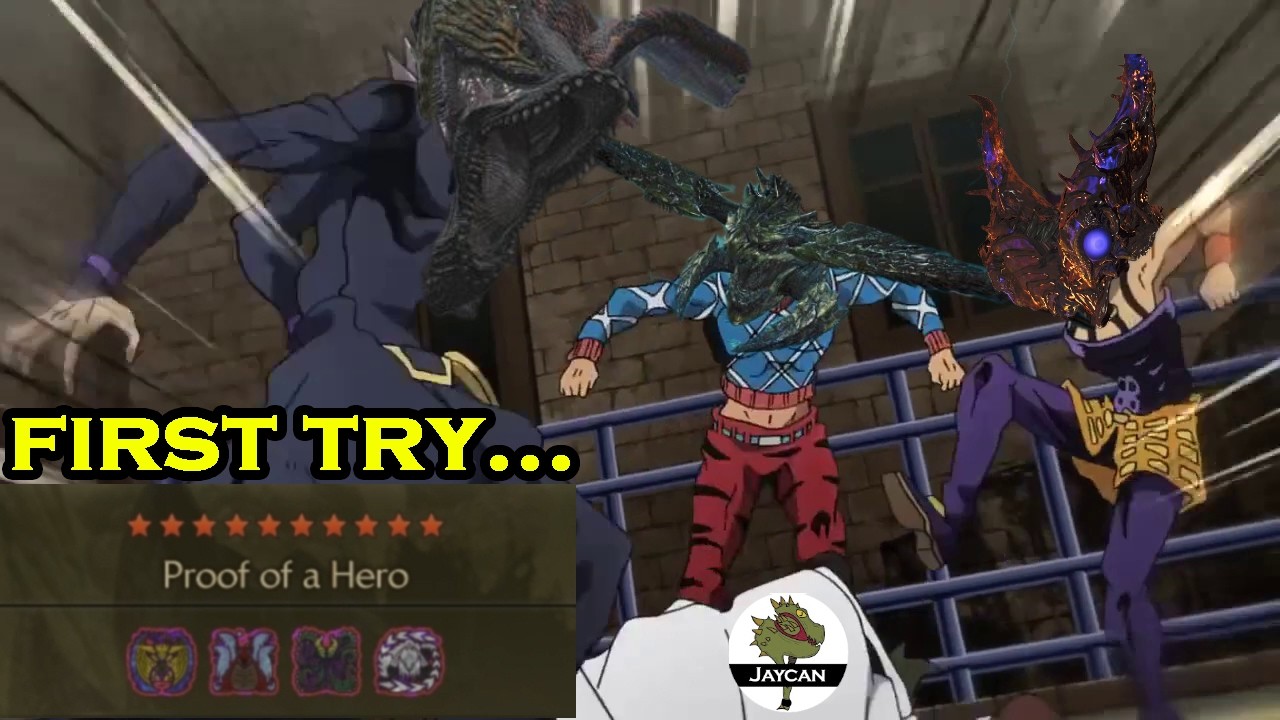 My first attempt at Proof of a Hero!