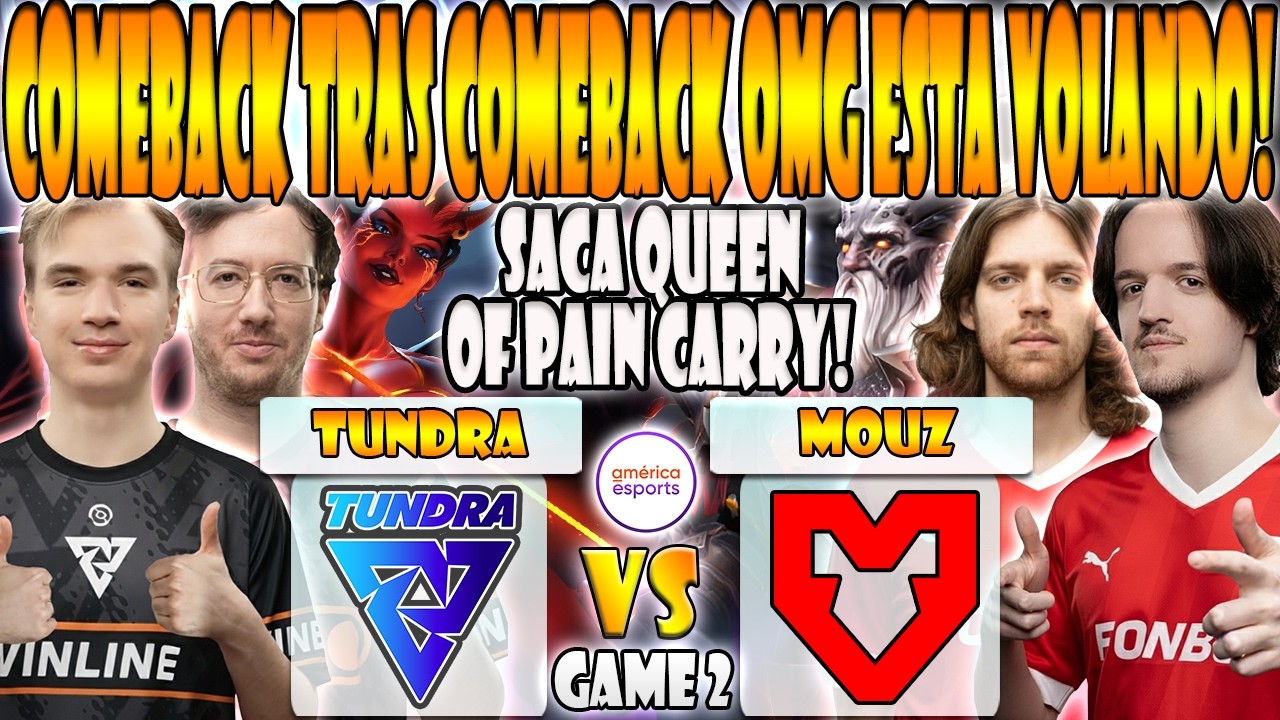 TUNDRA vs MOUZ BO2[GAME 2] PURE, BZM, 33 VS CRYSTALLIS, SELERI, MIDONE-DREAMLEAGUE SEASON 28- DOTA 2