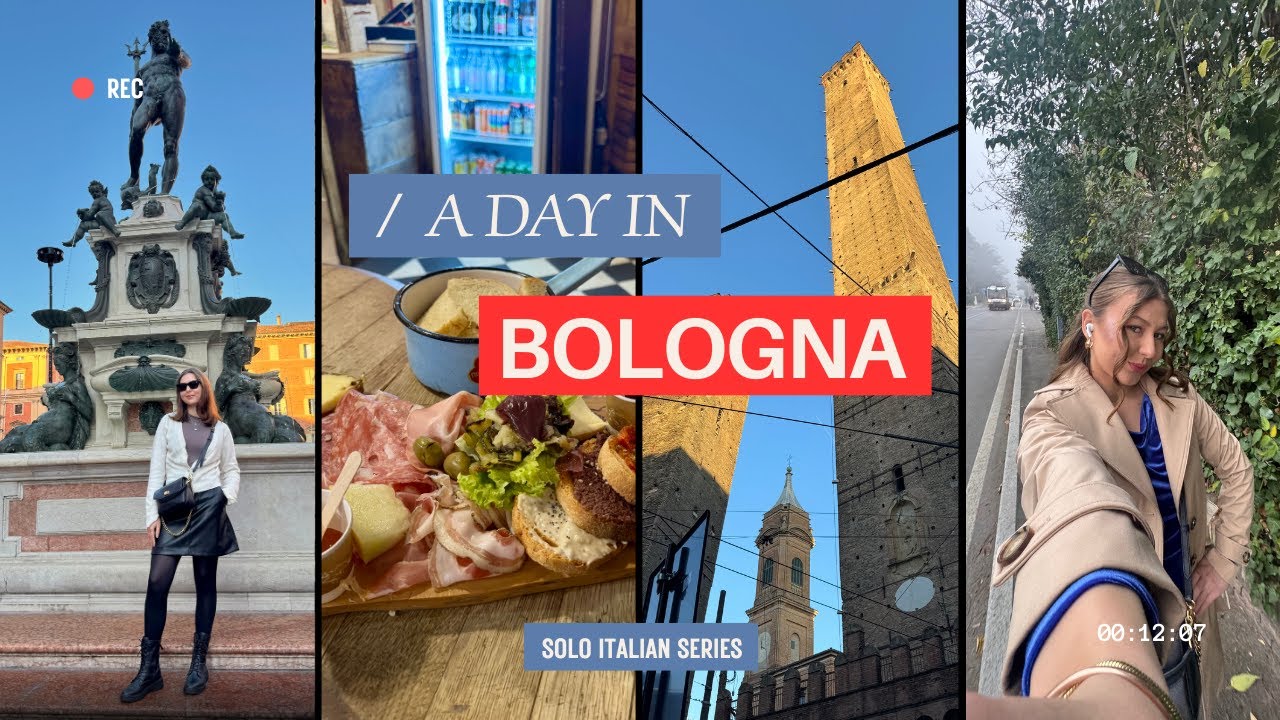 A Day in Bologna | Coffee, Shopping & City Walks 🇮🇹