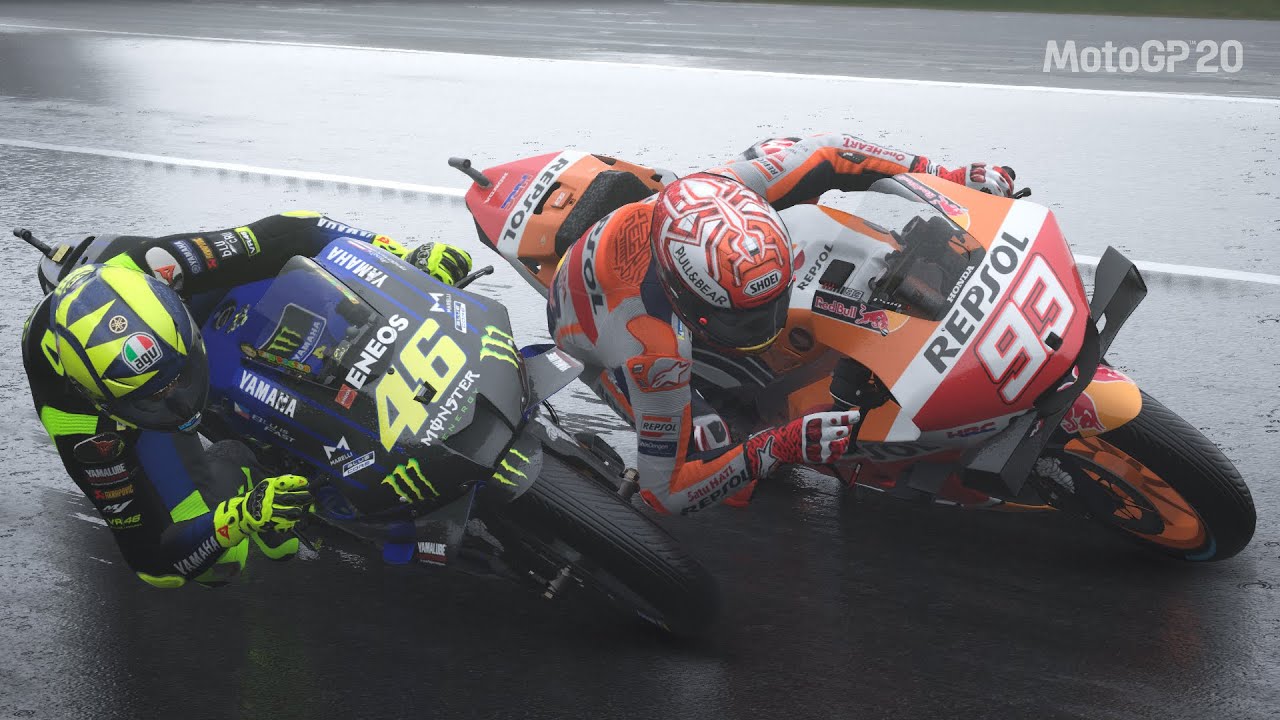 DUEL ROSSI MARQUEZ SAAT HUJAN DERAS