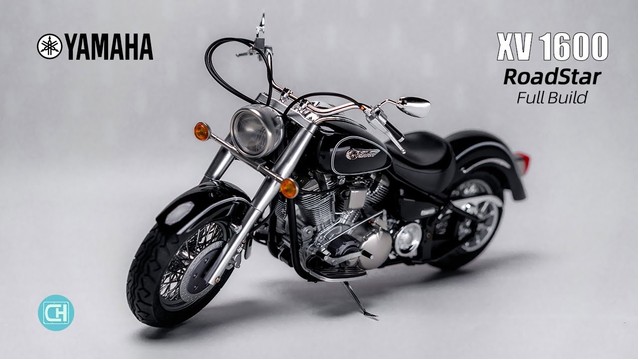 Building Tamiya YAMAHA XV1600 RoadStar Scale Model Assembly Kit
