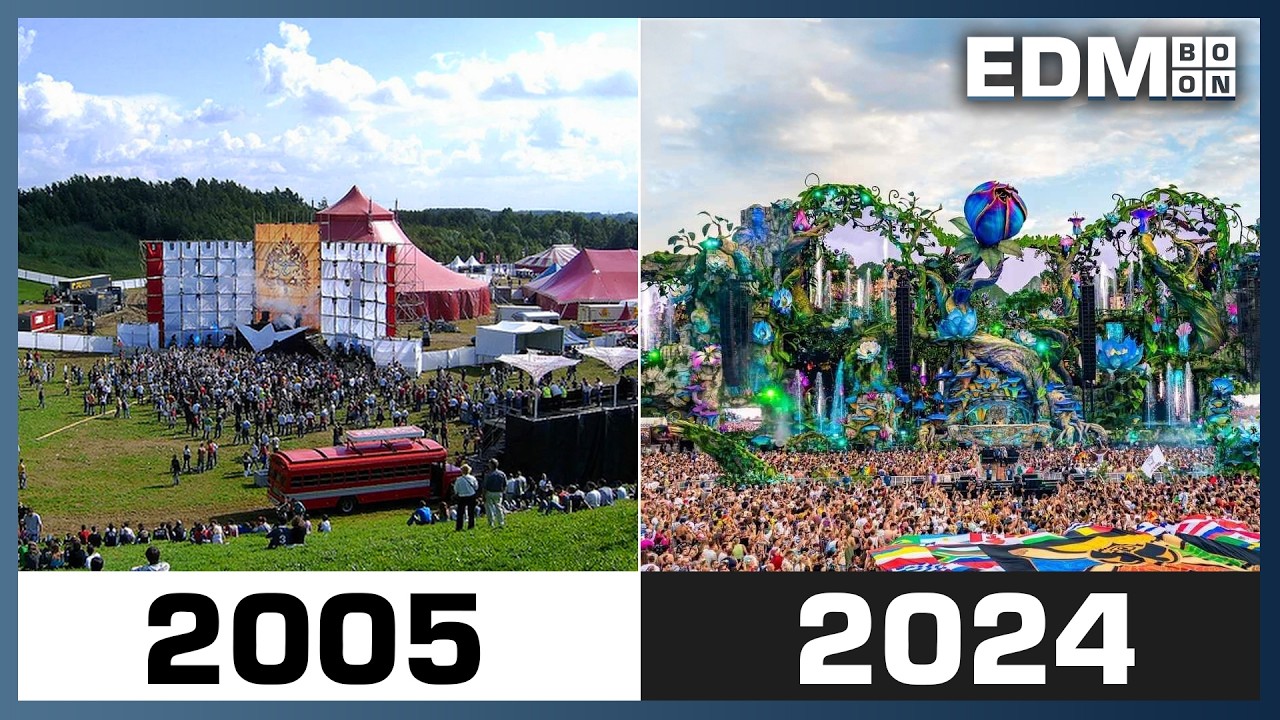 TOMORROWLAND STAGE EVOLUTION (2005 - 2024)