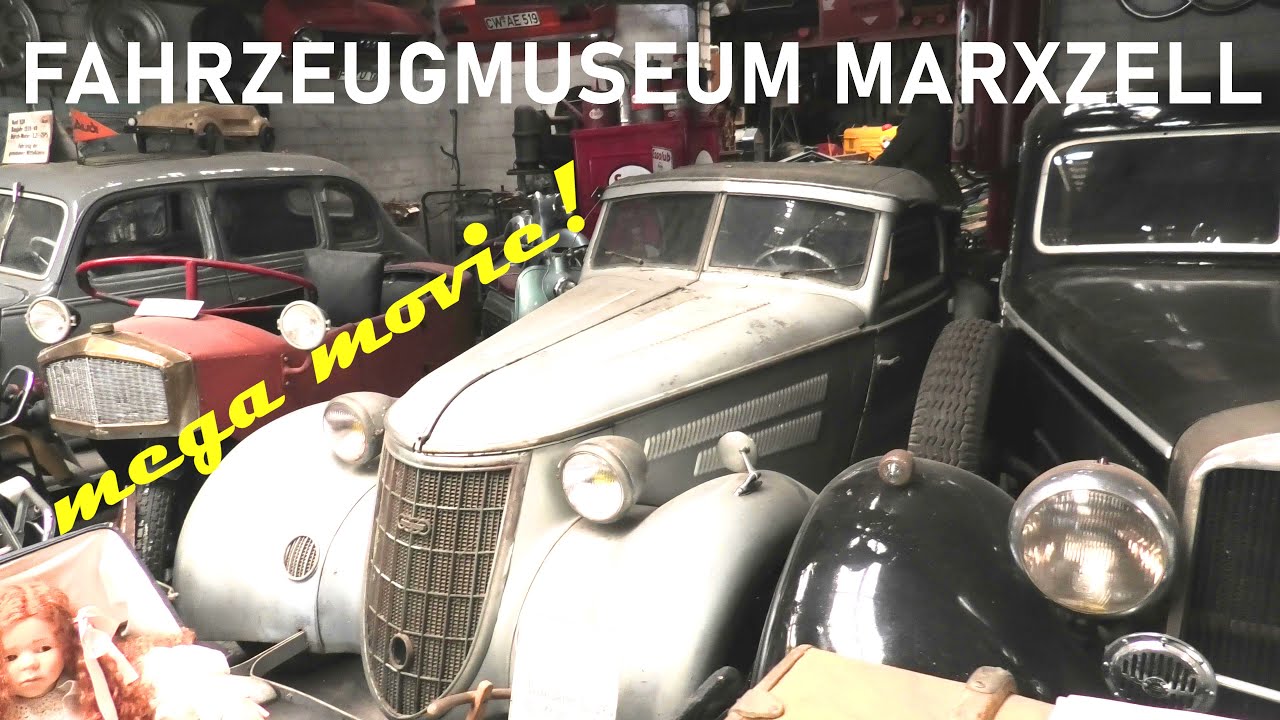 FAHRZEUGMUSEUM MARXZELL vehicle museum * Raritäten * Feuerwehrautos * Mercedes-Benz * Zweiräder * US