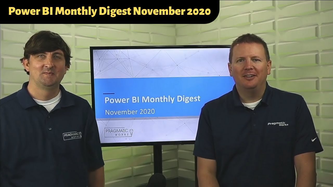 Power BI Monthly Digest - November 2020