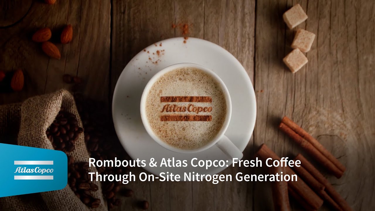 Atlas Copco | Rombouts и Atlas Copco: свежий кофе благодаря производству азота на месте