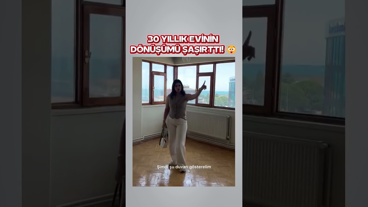 Bir kadın, 30 yıllık evde yaptıkları yenileme &ccedil;alışmalarının sonu&ccedil;larını paylaştı #g&uuml;ndem #keşfet