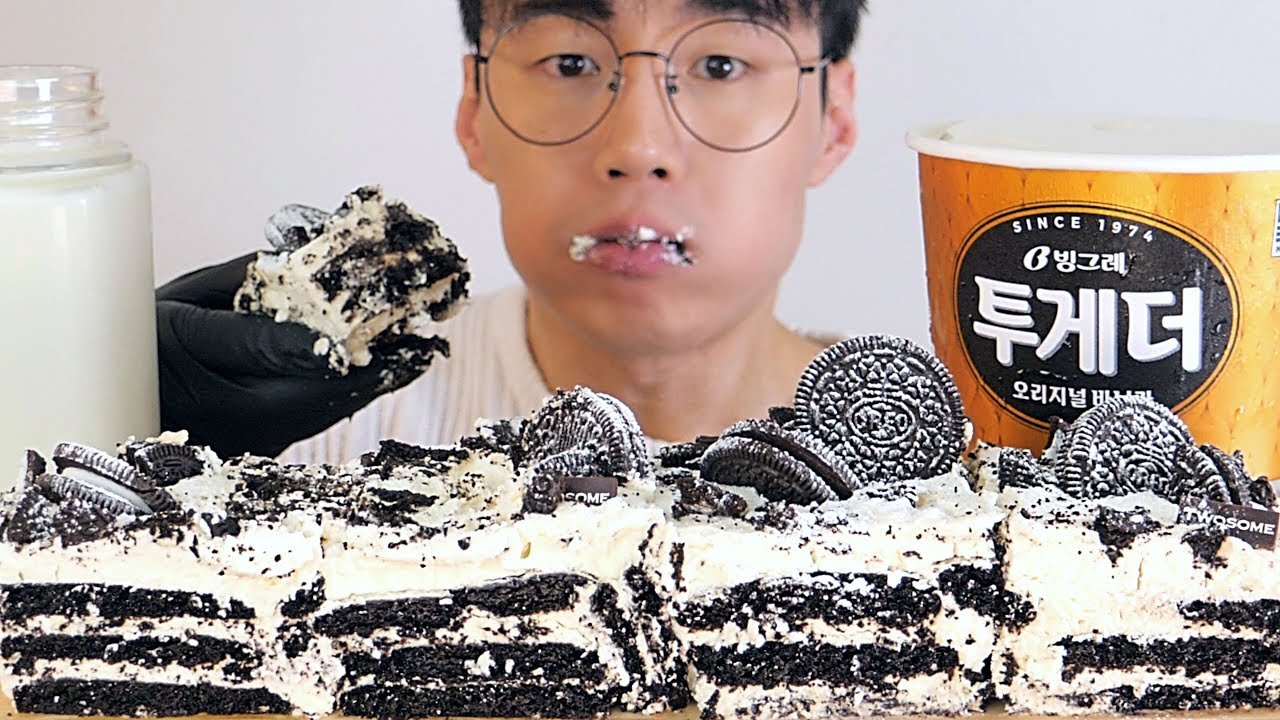 꿀조합 ! 투썸 아이스박스 케이크 + 투게더 아이스크림 ASMR 먹방 CAKE MUKBANG