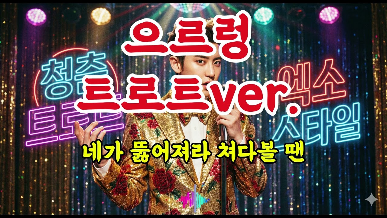 엑소 으르렁(트로트ver.) #뽕짝 #트로트#고속도로메들리 #으르렁