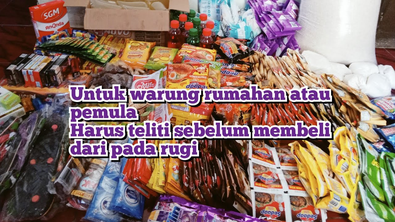 UNBOXING || TELITI SEBELUM MEMBELI BIAR GA RUGI | WARUNG RUMAHAN