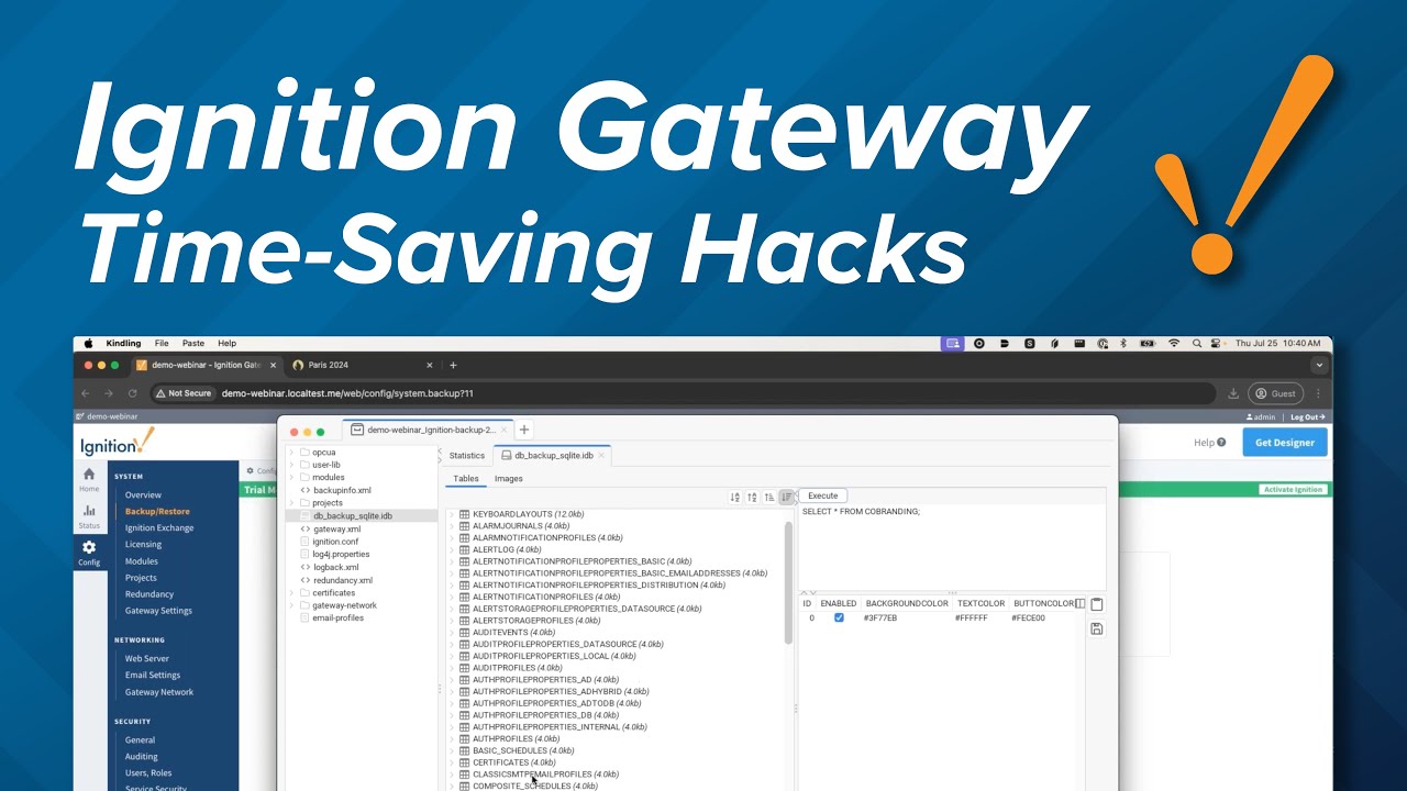 Ignition Gateway Time-Saving Hacks