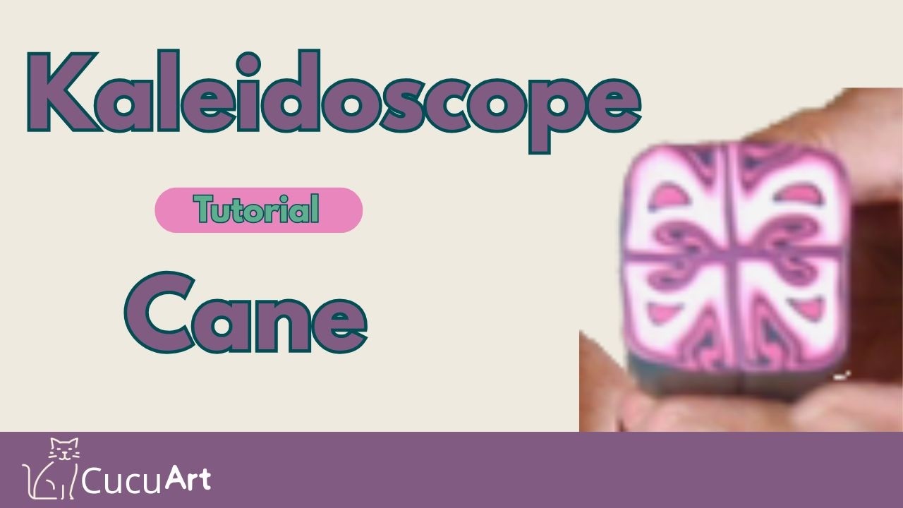 Simple kaleidoscope cane with polymer clay