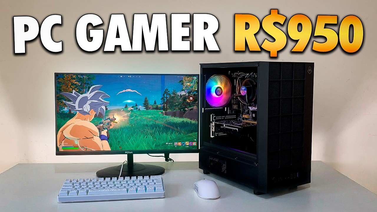 MONTEI UM PC GAMER XEON BARATO DE R$950 QUE AINDA CONSEGUE RODAR DE TUDO EM PLENO 2026...