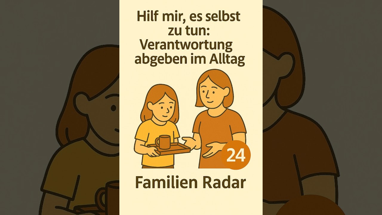 Hilf mir, es selbst zu tun: Verantwortung abgeben im Alltag