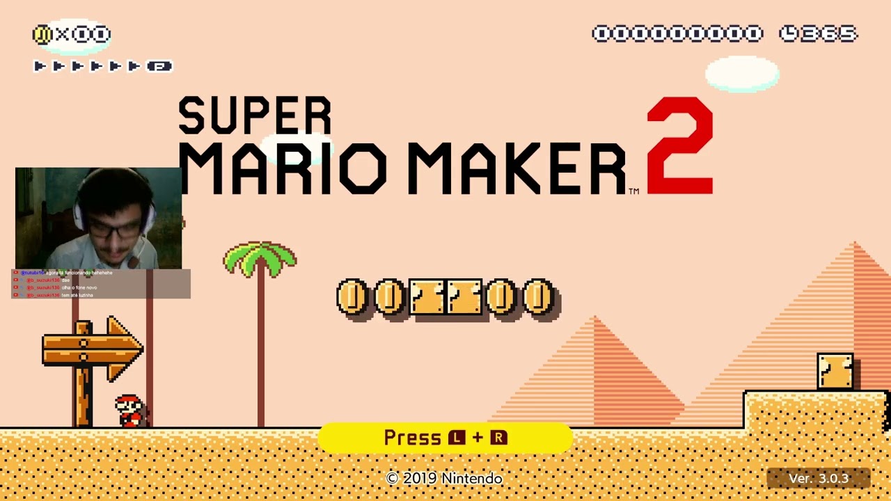 🔴 Jogando as fases comemorativas de 10 anos do Super Mario Maker 2.