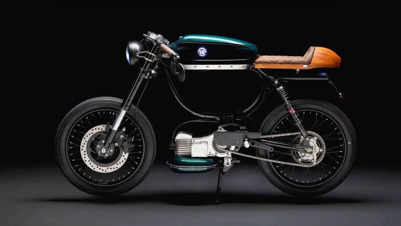 2024 NEW METORBIKE CAFE RACER | EV WITH V8 ENGINE SOUND