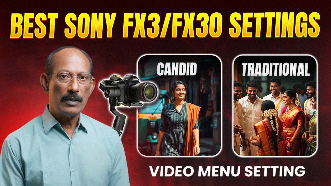 The best  Sony FX30/FX3 candid and traditional video setting in tamil language.