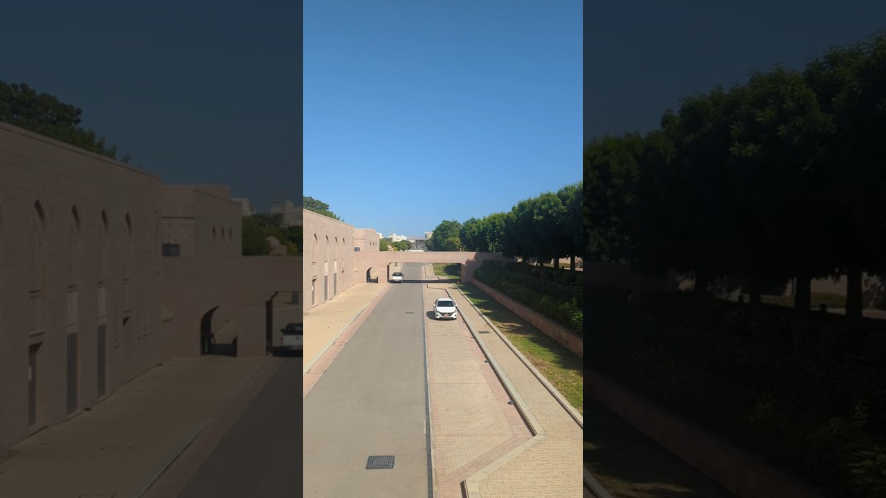 Beautiful Bridge View 180&deg; @ Sultan Qaboos Grand Mosque #masjid #architecture #hijrah #omani #oman