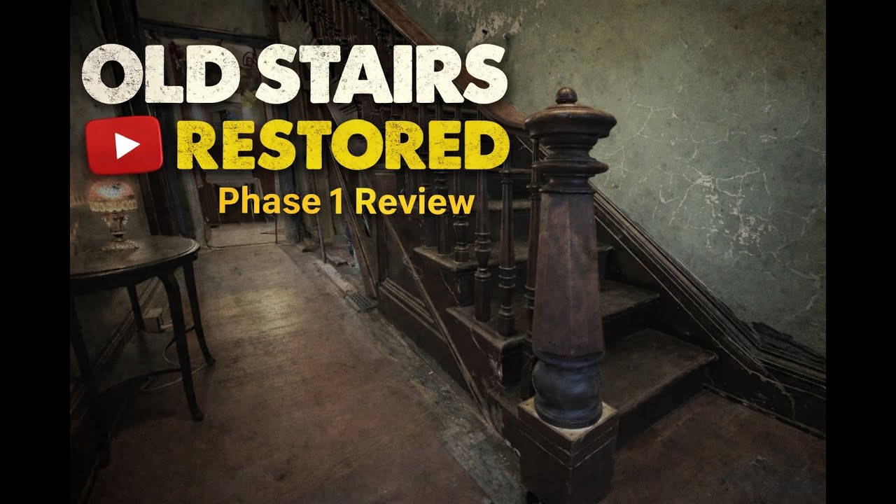 Phase One: Uncovering and Restoring Our Victorian Grand Staircase