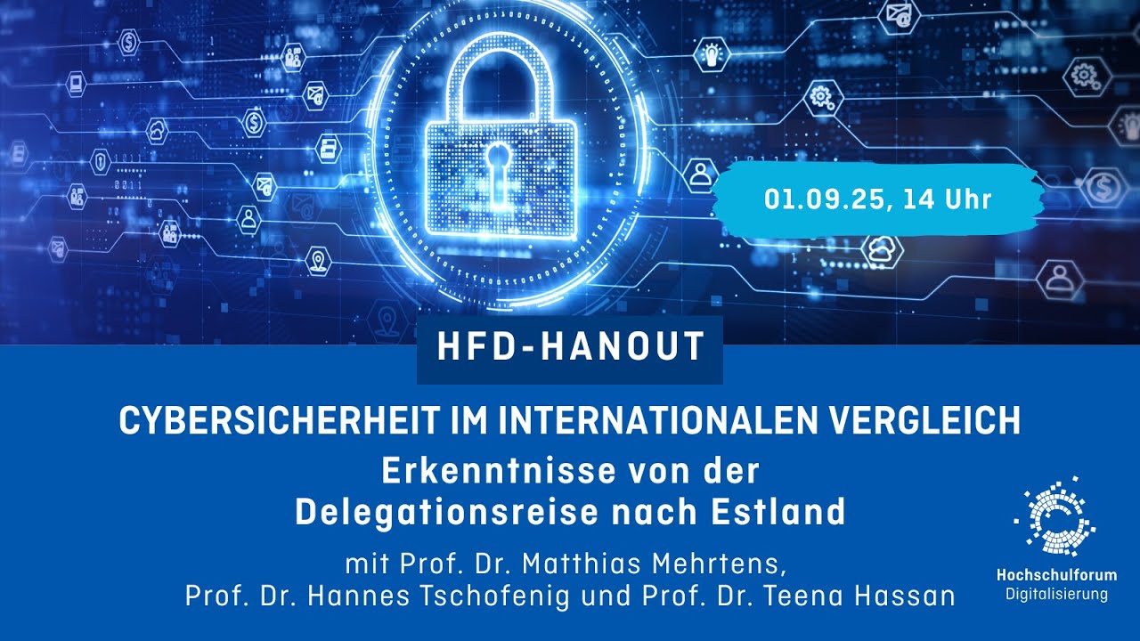 Hangout: Cybersicherheit im internationalen Vergleich – Erkenntnisse aus Estland (01.09.2025)
