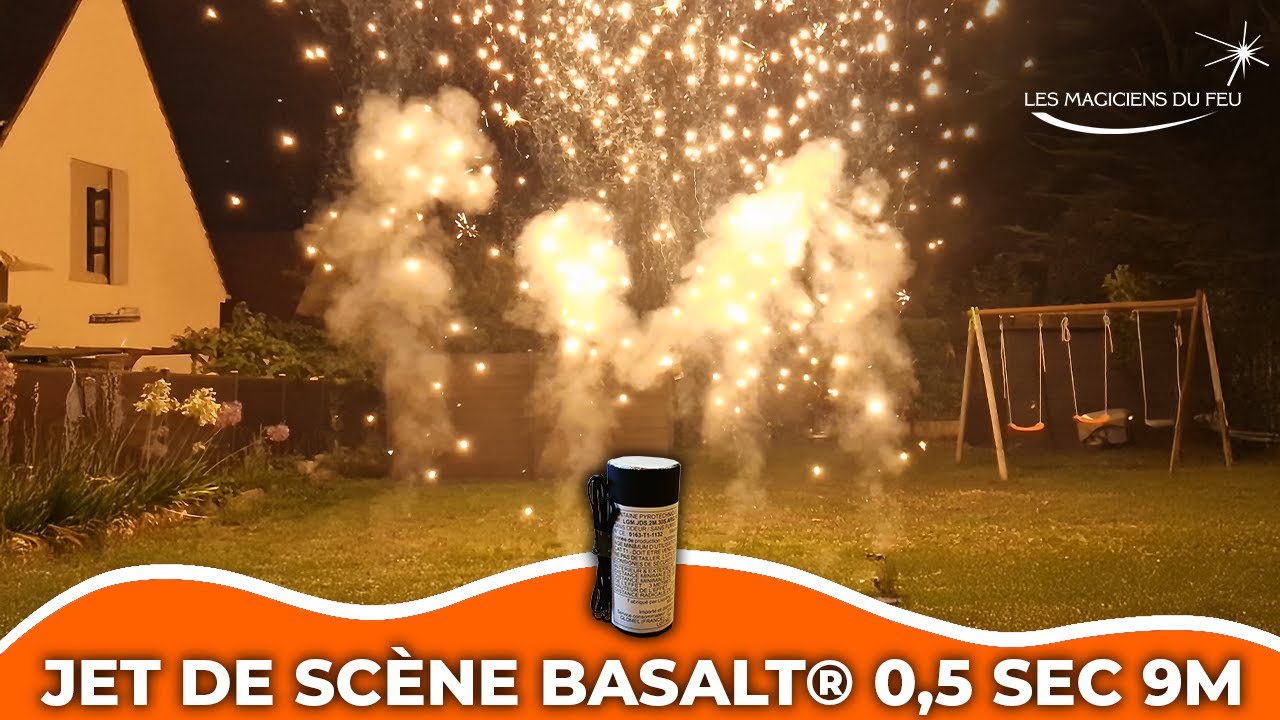 Jet de sc&egrave;ne Basalt&reg; 0,5 sec 9m Argent Palm-Lily Ext&eacute;rieur