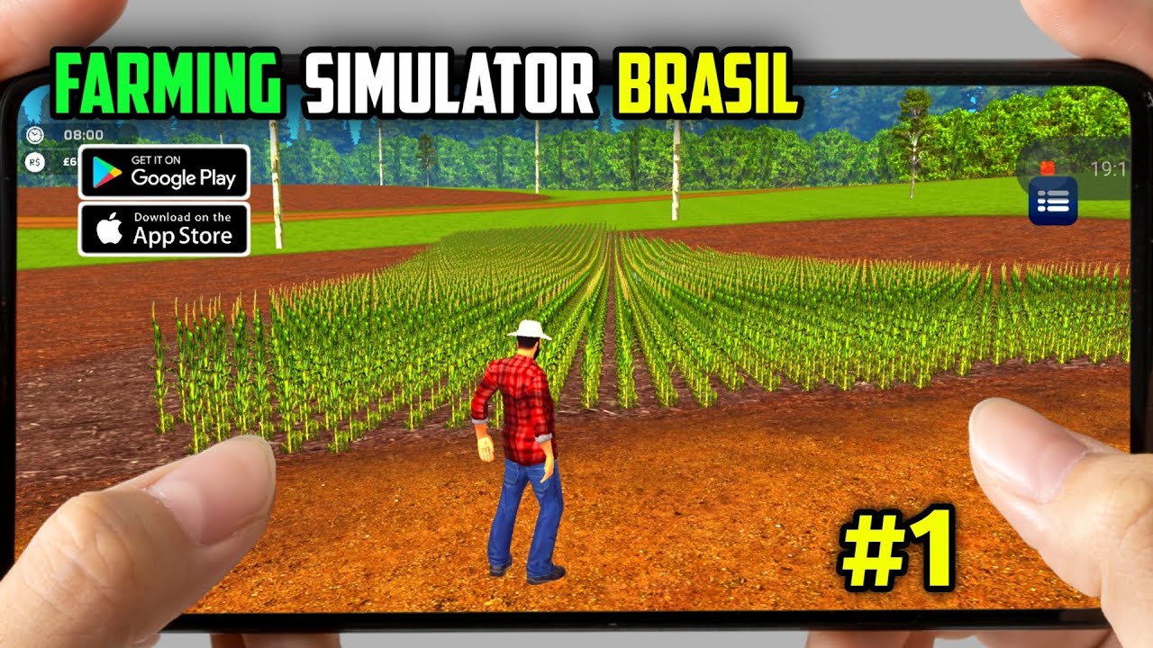 Farming Simulator Brasil First Look Gameplay Full Review in Hindi\Urdu 🤩 New Farming Game.