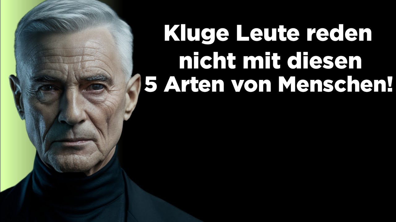 Wenn Sie schlau sein wollen, sprechen Sie nicht mit diesen 5 Leuten!