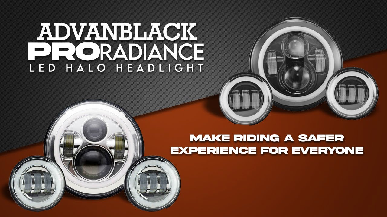 Установка фар Advanblack PRO RADIANCE Halo