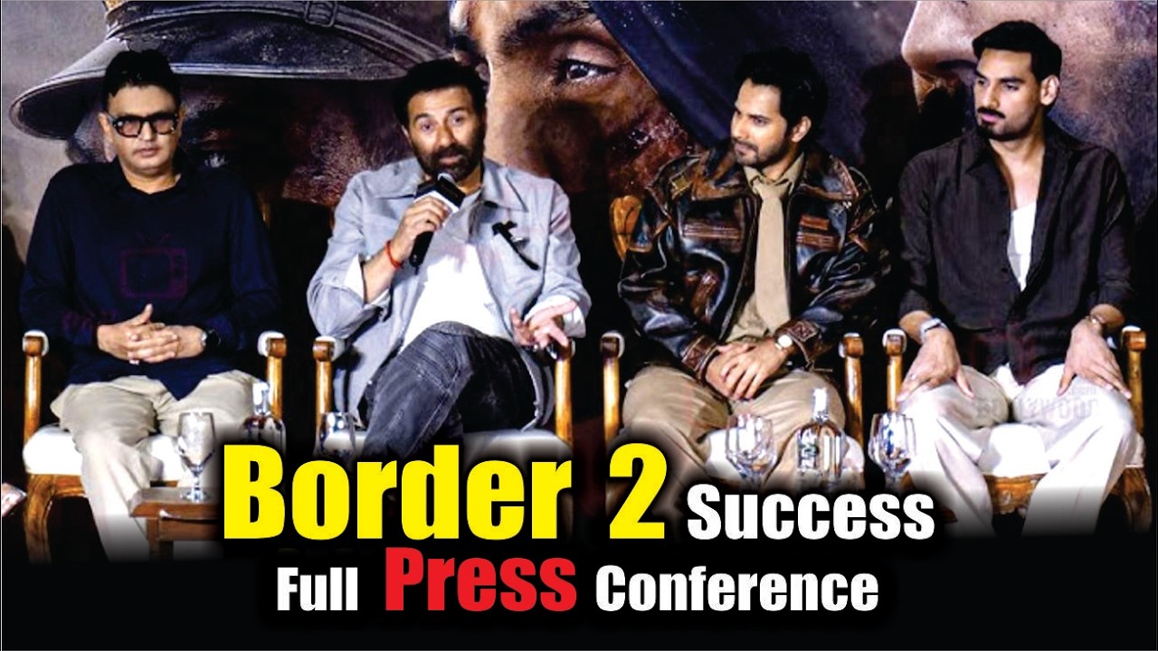 BORDER 2 Success Press Conference | Sunny Deol, Varun Dhawan, Ahan Shetty, Mona Singh, Sonam Bajwa
