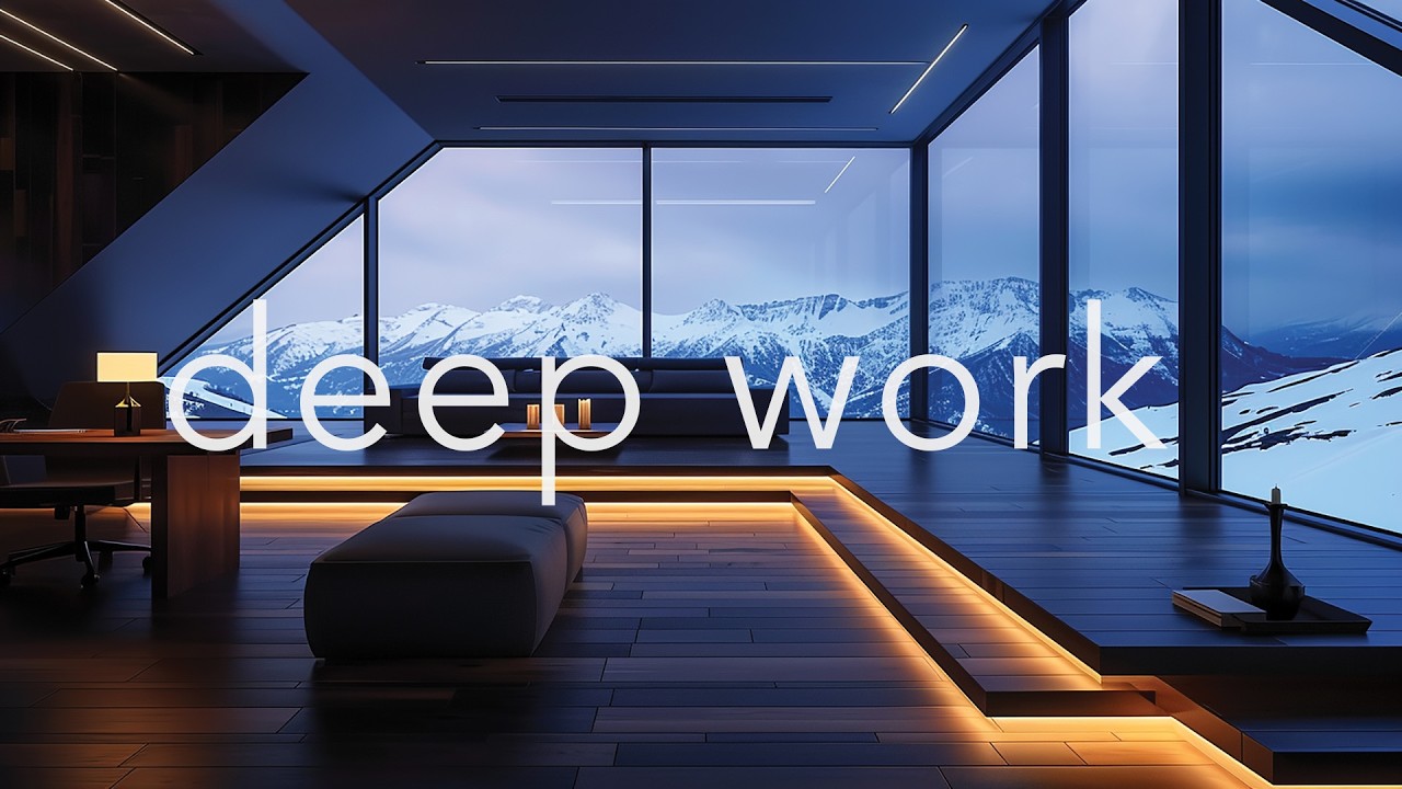 DEEP WORK MUSIC – Productivity Beats for High Performance Focus | Focus Flow Concentration