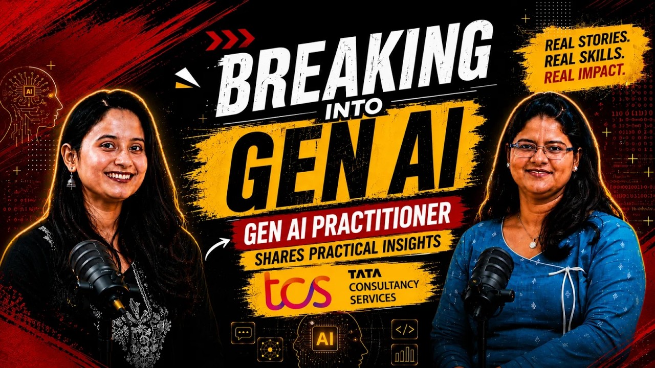 TCS AI Expert Explains How to Start a Career in Generative AI | Inside TCS AI Teams| Ft. Shriya