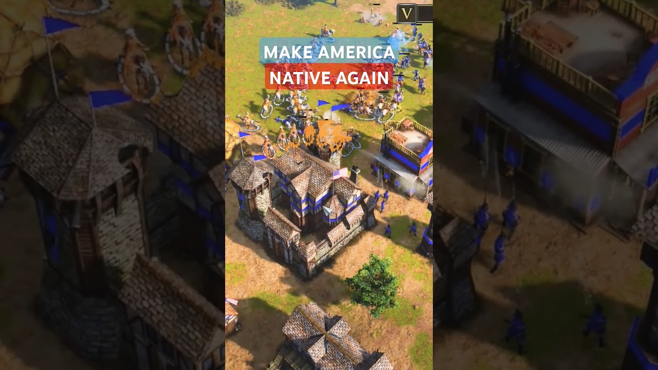 Make America Native Again | Age of Empires 3 Lakota Sioux Gameplay #tribalnations #americannations