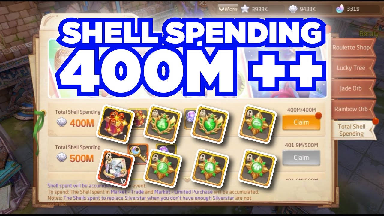 400M++ SHELL MY TOTAL SPENDING SHELL, SO MUCH EMBLEM & BLACK CAT SHARD | Laplace M / Tales Of Wind
